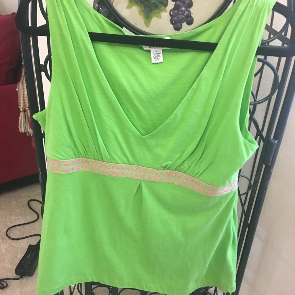 Lilly Pulitzer Green Tank